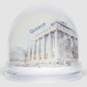 Parthenon Athens Snow Globe – Ancient Greece  (正面)
