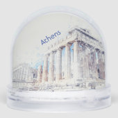 Parthenon Athens Snow Globe – Ancient Greece  (裏面)