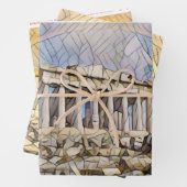 Parthenon by Mirsat Karabel Wrapping Paper Sheets ラッピングペーパーシート (インサイチュ)