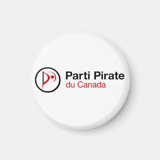 Parti Pirate duカナダ マグネット (正面)