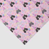 Parti Poodle Birthday Tissue Paper in Pink 薄葉紙 (詳細)