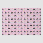 Parti Poodle Tissue Paper in Pink 薄葉紙 (正面)