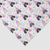 Parti Poodle Tissue Paper in White 薄葉紙 (詳細)