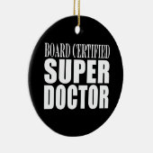 Parties博士: 板によって証明されるすごい医者 セラミックオーナメント (右)