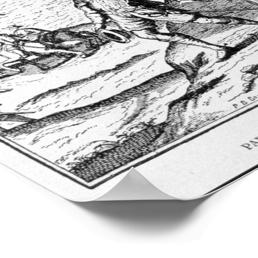 Parting of Columbus with Ferdinand and ポスター (角)