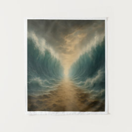 'Parting of the RED SEA' Faith Inspired Tapestry タペストリー