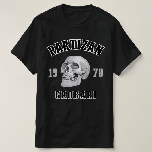 Partizan Grobari 1970 Tシャツ (デザイン正面)