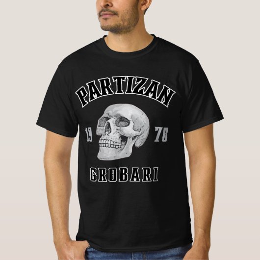 Partizan Grobari 1970 Tシャツ (正面)