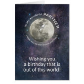 Partner Birthday To The Moon And Back  (正面)