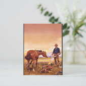 Partners', Charles M. Russell_Art of America ポストカード (スタンド正面)