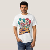 Partners in Clowery (Funny Clown Pun) Tシャツ (正面フル)