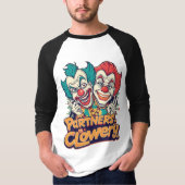 Partners in Clowery (Funny Clown Pun) Tシャツ (正面)