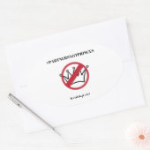 #PartnersNotPrincesカルタハウスクール 楕円形シール (封筒)