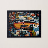 Parto daのビオラのBom Ménage ~1916の~の立体派 ジグソーパズル (横)