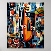 Parto de Viola Bom Menage, Cubism, ポスター (正面)