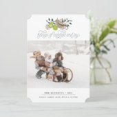 PartridgeとPear Holiday Photo シーズンカード (スタンド正面)