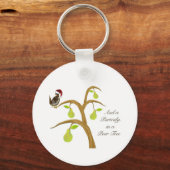 Partridge + Pearツリー キーホルダー (正面)