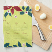 Partridge Pear Tree 2026 Calendar - Bartlett Green キッチンタオル (四つ折り)