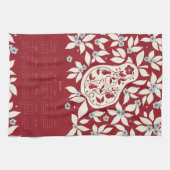 Partridge Pear Tree 2026 Calendar - Cream キッチンタオル (横)