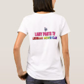 PartsTV Lesbian Movie Club女性愛ワイシャツ Tシャツ (裏面)