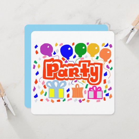 Party カード (正面/裏面インサイチュ)