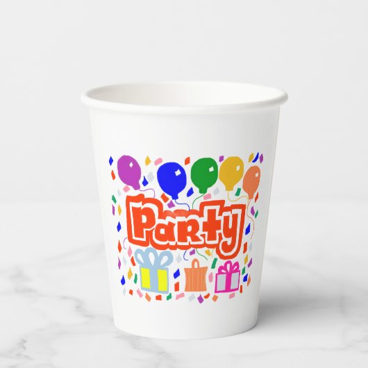 Party 紙コップ (裏面)