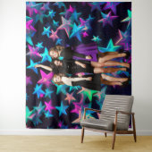 Party 90s Shot Starry Backdrop タペストリー (インサイチュ)