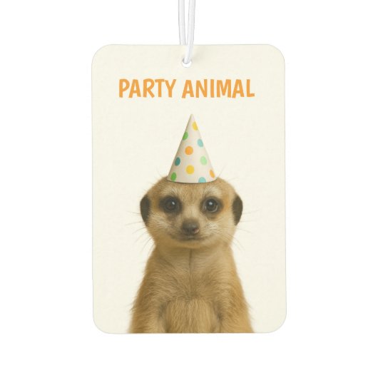 PARTY ANIMAL カーエアーフレッシュナー (裏面)