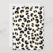 Party Animal Leopard Boy Birthday Invitation 招待状 (裏面)