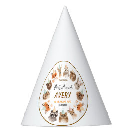 Party Animals 2nd Birthday | Cute Jungle Animal パーティーハット