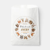 Party Animals 2nd Birthday | Cute Jungle Animal フェイバーバッグ (正面)