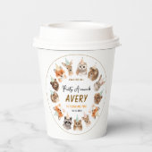 Party Animals 2nd Birthday | Cute Jungle Animal 紙コップ (裏面)