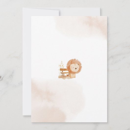 Party Animals Kids Birthday Invitation 招待状 (裏面)