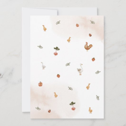 Party Animals Kids Birthday Invitation 招待状 (裏面)