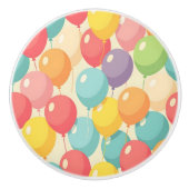 Party balloons in different colors セラミックノブ (正面)