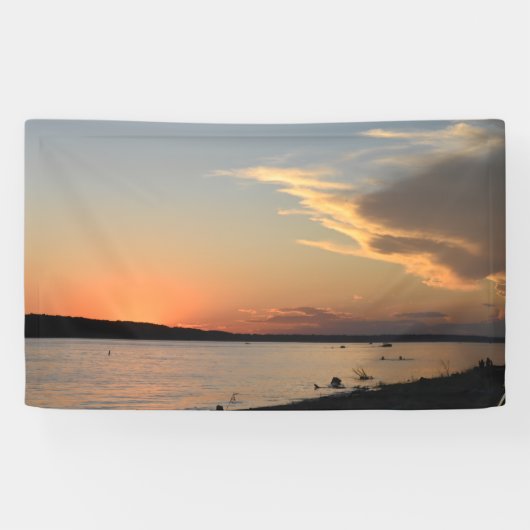 Party Banner with Sunset desugn (part if collectio 横断幕 (横)