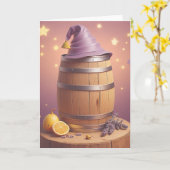 Party Barrel's Birthday Cheer カード (黄色い花)