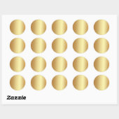 Party & Bridal & Wedding Shower Supplies Faux Gold ラウンドシール (シート)