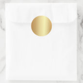 Party & Bridal & Wedding Shower Supplies Faux Gold ラウンドシール (バッグ)