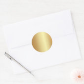 Party & Bridal & Wedding Shower Supplies Faux Gold ラウンドシール (封筒)