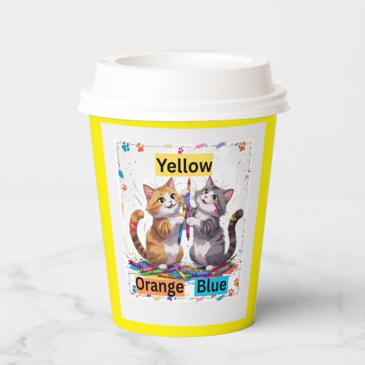 Party Cats color class 紙コップ (裏面)