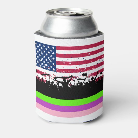 party crowd on american 缶クーラー (缶裏面)