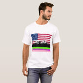 party crowd on american tシャツ (正面フル)