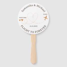 Party Flight Plane Travelling theme Wedding ハンドファン