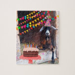 Party Goat ジグソーパズル<br><div class="desc">Eli's ready to party and wants you to come along! Fun puzzle with a birthday theme that's a great way to pass an hour or two. Thanks for looking! Eli photo ©Christine Greenspan</div>