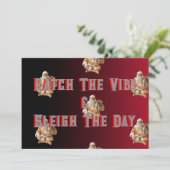 Party greeting colour red and black シーズンカード (スタンド正面)