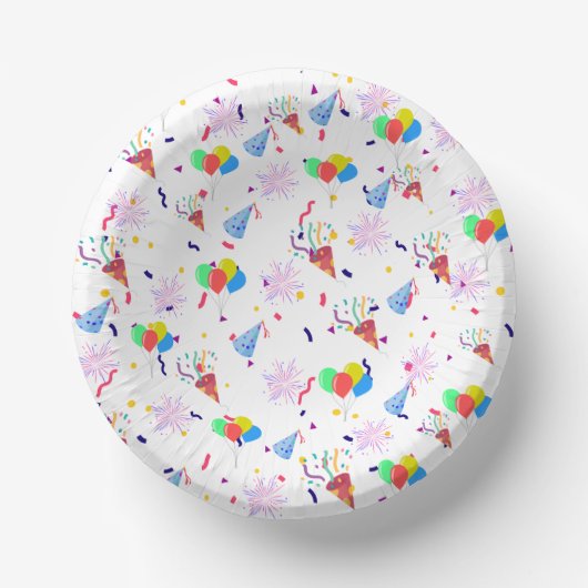 Party Hat Paper Plate ペーパーボウル (正面)