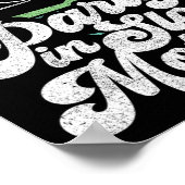 Party In Slow Motion Retro Funny Pontoon Boat Boat ポスター (角)