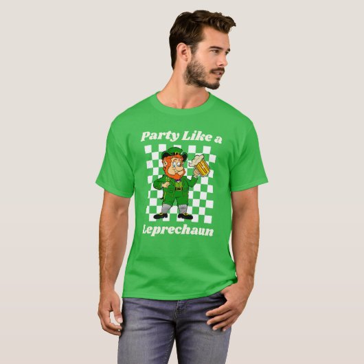 Party Like a Leprechaun Tシャツ (正面フル)