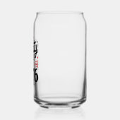 Party Like It’s 1776 | 面白い7月4日アメリカTシャツ ガラス缶 (右)